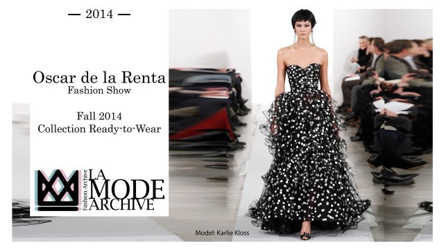 'Oscar de la Renta Fashion Show - Fall 2014 Collection Ready-to-Wear.'