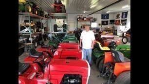 'Minnesota Man\'s Vintage Garden Tractor Collection'