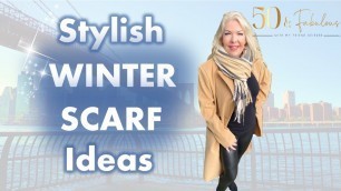 '3 Ways To Wear A Winter Scarf'