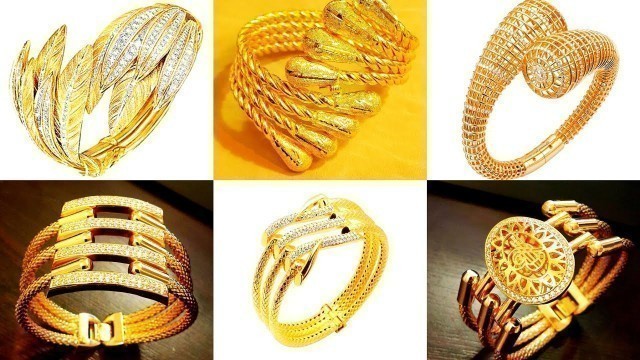'Women fancy Curb Link Bracelet / Luxurious Chunky Bracelet Bangles  Fashion jewellery / Real gold'