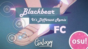 'osu! Blackbear - Fashion Week It\'s Different Remix [Different] FC SS CHOKE'