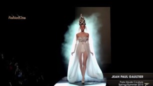 'JEAN PAUL GAULTIER | Paris Haute Couture Spring Summer 2015 | Fashion One'