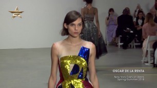 'Oscar De La Renta New York Fashion Week SpringSummer 2018'