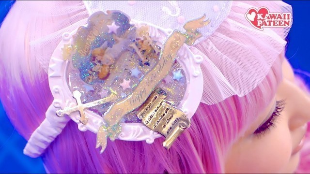 'how-to Japanese Kawaii hair clip ACCESSORY TUTORIAL Handmade by fashion designer|可愛いヘアアクセ手作り講座'