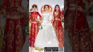 'Wedding Stylist Game - Dress Up & Makeup Competition for Girls | Fashion Show | Pion Studio #shorts'
