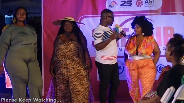 'BIG GIRLS FASHION SHOW IN AFRICA GHANA ACCRA JUNCTION MALL'