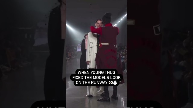 'Young Thug Fixing Model\'s Look #StyleInspo #OutfitInspo #Fashion #Shorts'