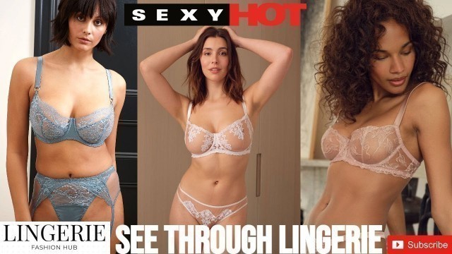 'HOTTEST See Through Lingerie Fleur of England by LINGERIE FAHION HUB #fashion #sexy #lingerietryon'