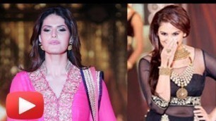 'Zarine Khan, Huma Qureshi Walks The Ramp - Bullion Jewellery Fashion Show 2013'