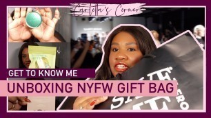 'Gift Bag Look Through from NY Fashion Week | House of Barretti | Products for Hair, Eyes & Skin'