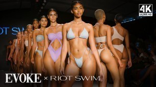 'RIOT SWIM 2023 Collection in Ultra 4K (OFFICIAL UNCUT SHOW), Miami Swim Week | EVOKE Runway'