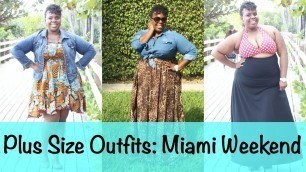 'Plus Size Fashion: Miami Beach Weekend Lookbook'