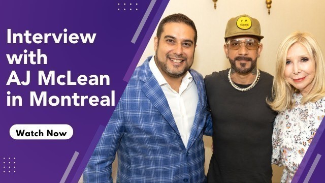 'Backstreet Boy AJ McLean is grateful to WhiteHaven for supporting The Fashion Hero'