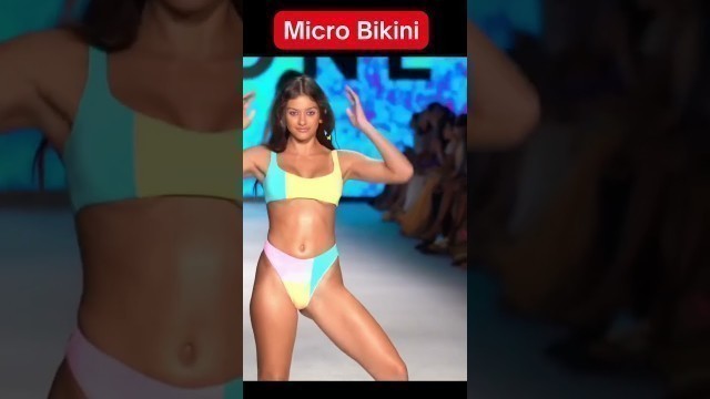 'Micro Bikini | Ramp walk | Miami Swim Week 2022 | Paraiso Miami Beach #24 #shorts'