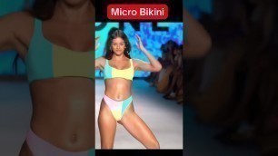 'Micro Bikini | Ramp walk | Miami Swim Week 2022 | Paraiso Miami Beach #24 #shorts'