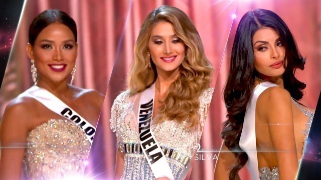 'Miss Universe 2016 - Colombia Venezuela Mexico'