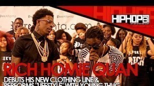 'Rich Homie Quan Performs \"Lifestyle\" With Young Thug During The Launch Of His Clothing Line \"Rich\"'