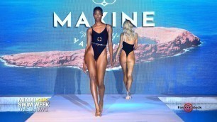 'M A X I N E  YACHTWEAR | Official Miami Swim Week™ The Shows 2022 | Swimwear Runway Bikini Models'