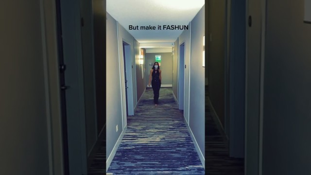 'It’s called fashion.. look it up #fyp #foryourpage #coronaviruschallen'