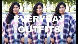 'TWO EVERYDAY OUTFITS| PLUS SIZE FASHION LOOKBOOK| GLAMBDYRUNA'