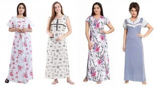 'Latest Nighty For Women | Night Dress For Girls | Maxi Designs 2020 | Nighty Designs'