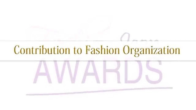 'Fashion Icon Awards 2014 Contribution to fashion Organisation'