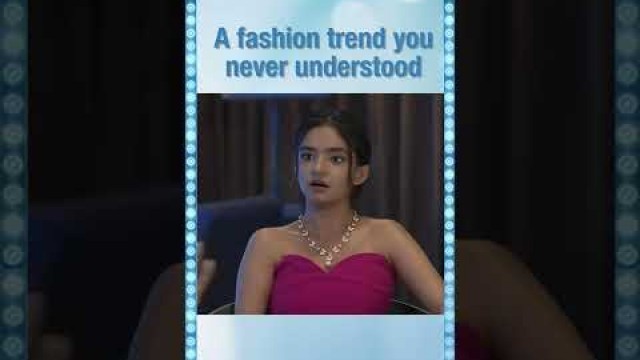 '#RidhimaPandit shares a fashion secret she finds bizarre. #shorts #ytshortsindia #youtubeshorts'