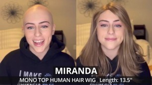 'Fashion secret | How about Miranda human hair wig looks like on my head?'