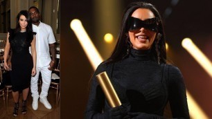 'Kim Kardashian Thanks Kanye West AsShe Accepts Fashion Icon Awards AtPCAs.'