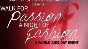 'A Walk For Passion. A night of fashion POSSE'