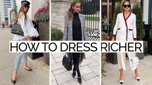 '16 Fool-Proof Fashion Secrets to Dress Richer'