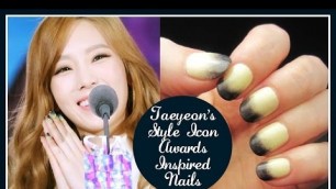 'Kpop Nail Art | Taeyeon\'s Style Icon Awards Inspired Nails'