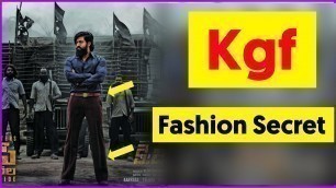 'Kgf Fashion Secret|Kgf Dressing Secret|Rocky Fashion Secret|Rocky Bhai Dressing secret|The Dude 007'