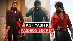 'Yash के Fashion Secrets जोआप नही जानते | STYLE SECRETS OF KGF ACTOR YASH | STYLE TRANSFORMATION |'