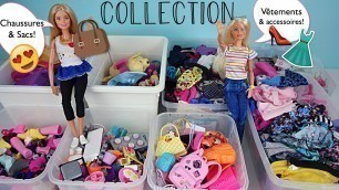 'TOUTE MA COLLECTION D\'ACCESSOIRES DE POUPEE BARBIE | Barbie toys,dresses,shoes'