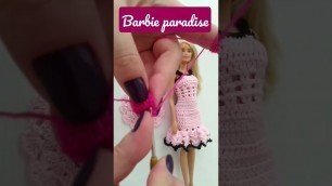 'Barbie Dress DIY / Crochet barbie dress / Barbie fashion'