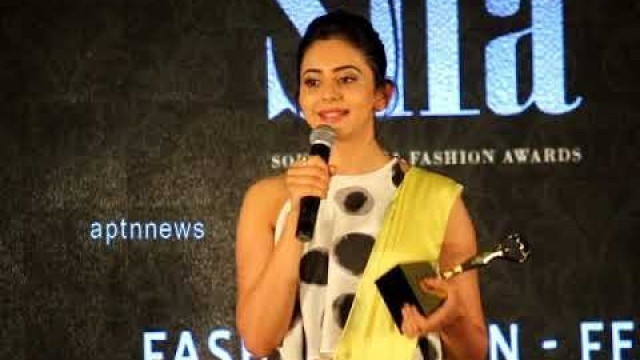 'SIFA AWARDS|RAKHUL PREETHI SINGH|FASHION ICON OF SOUTH|RAKHUL PREETHI SINGH ABOUT SPYDER'