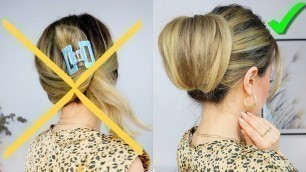 'STOP ⛔ using CLAW CLIPS like this ❗TRY this Hair HACK instead #clawclip #hairclip #hair'