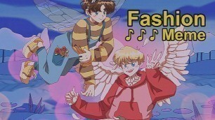 'fashion meme | origin smp but it\'s anime from the 90s'