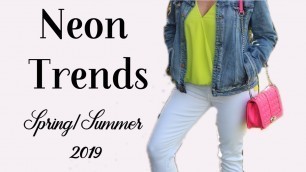 'How to Wear Neon Trends Over 40 Spring Summer 2019'