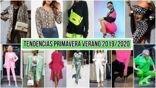 'TENDENCIAS | PRIMAVERA VERANO 2019 /2020 - #ARGENTINA'