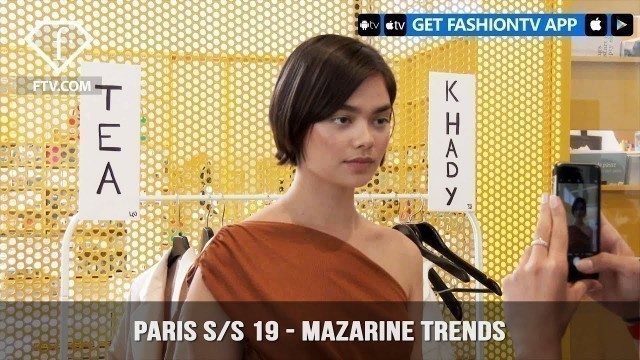 'Paris Fashion Week Spring/Summer 2019 - Mazarine Trends | FashionTV | FTV'