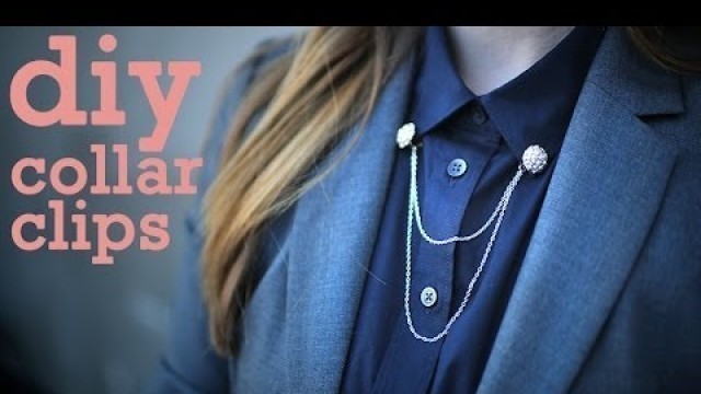 'DIY Fashion | Collar Clips | Designer DIY'