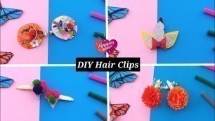 'DIY Fashion Hair Clips Made From Waste Material / Hair Clips idea / DIY Ideas'