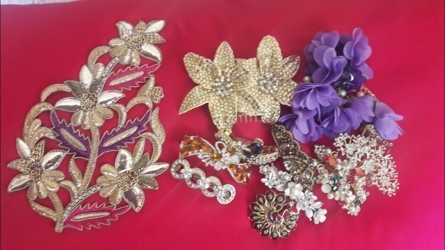 'MY HAIR CLIP COLLECTION || WEDDING/PARTY WEAR HAIR CLIPS  || Bangalore'