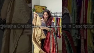 'Floral Linen Suit majha creations #shorts #short #clips 013'