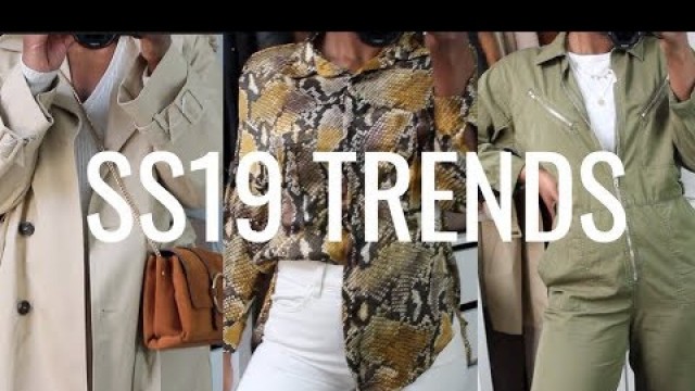 'SPRING/SUMMER TRENDS 2019 & OUTFIT IDEAS'