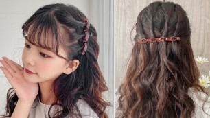 'Double Bangs Hairstyle Hair Clips 2021- Create Hair Style in Second！！！'