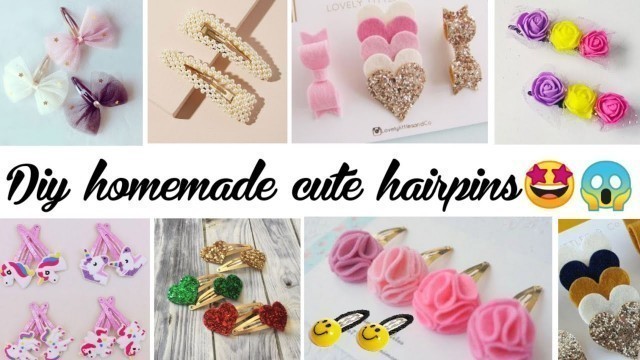 'Hair Accessories Making at Home | DIY Hair Accessories | DIY Hair Clips and HairpinsHair Accessories'