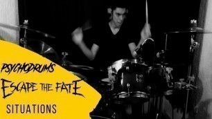 'Escape The Fate.- Situations | Abraham Garcia Drum Cover'